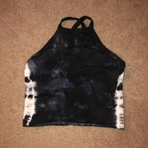 black tank top workout shirt